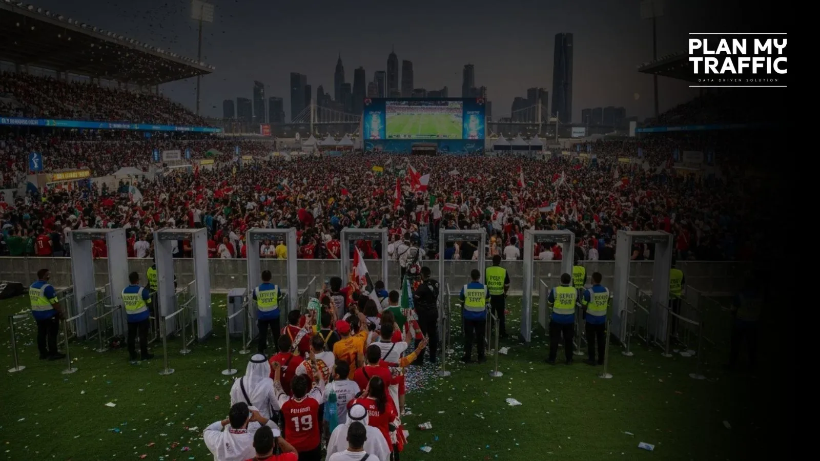 Vancouver Event Traffic Management Plan for large crowd control and stadium event traffic flow